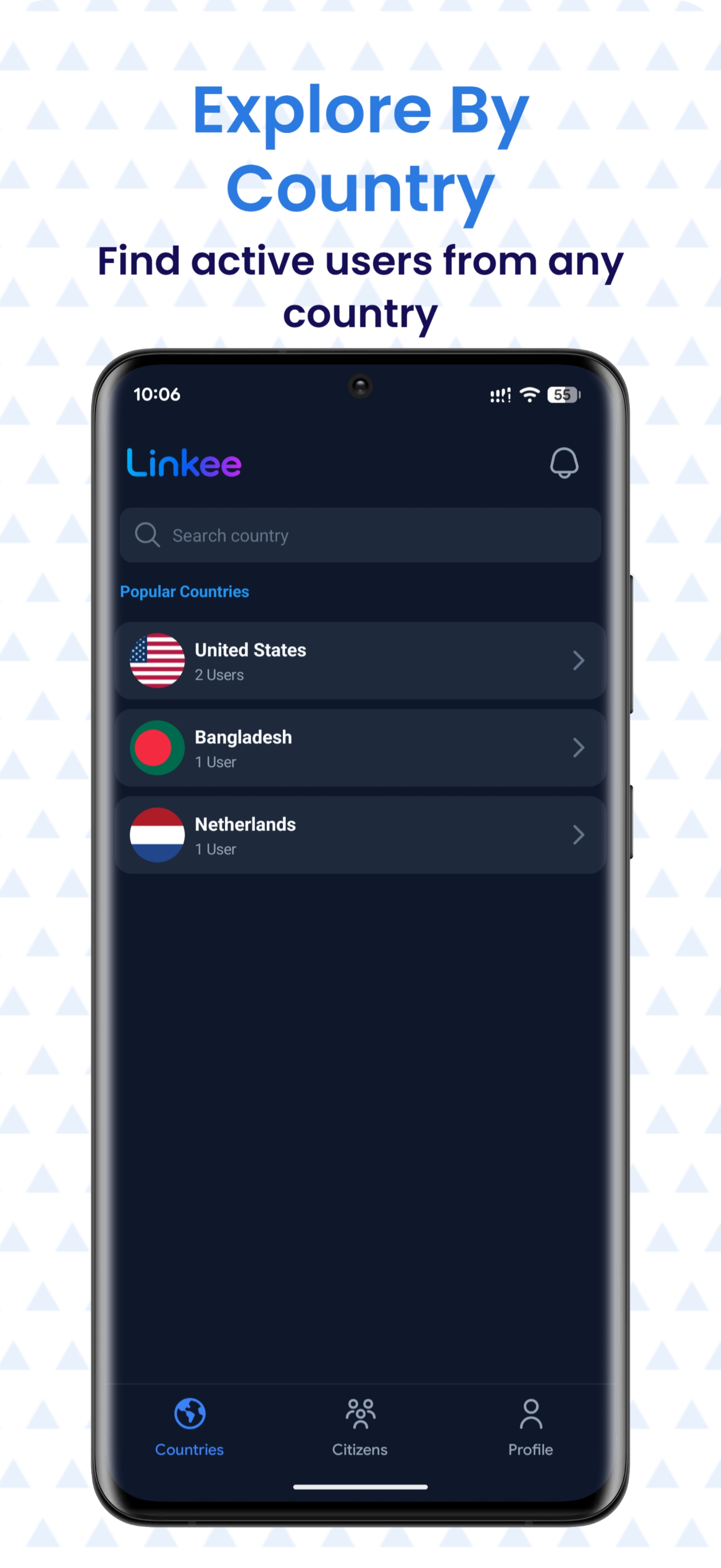 LinkeeApp Screen